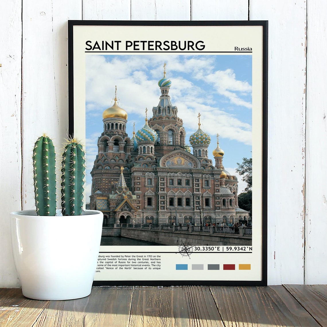 Saint Petersburg Print Saint Petersburg Poster Saint Petersburg Wall Art Saint Petersburg Travel Saint Petersburg Russia Print Moscow - Image 5