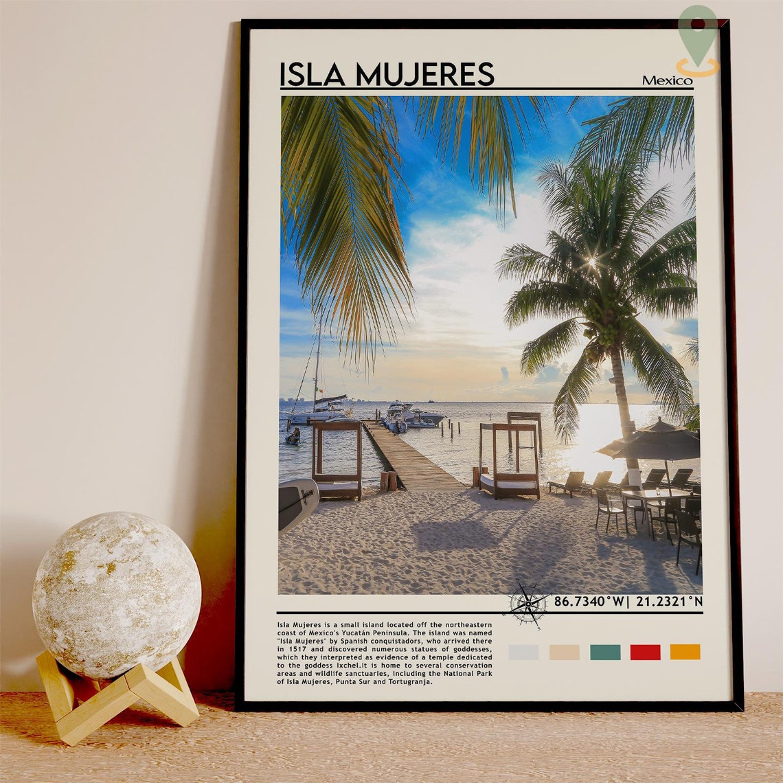 Isla Mujeres Print Isla Mujeres Art Isla Mujeres Poster Isla Mujeres Photo Isla Mujeres Painting Mexico Travel Poster Isla Mujeres - Image 3