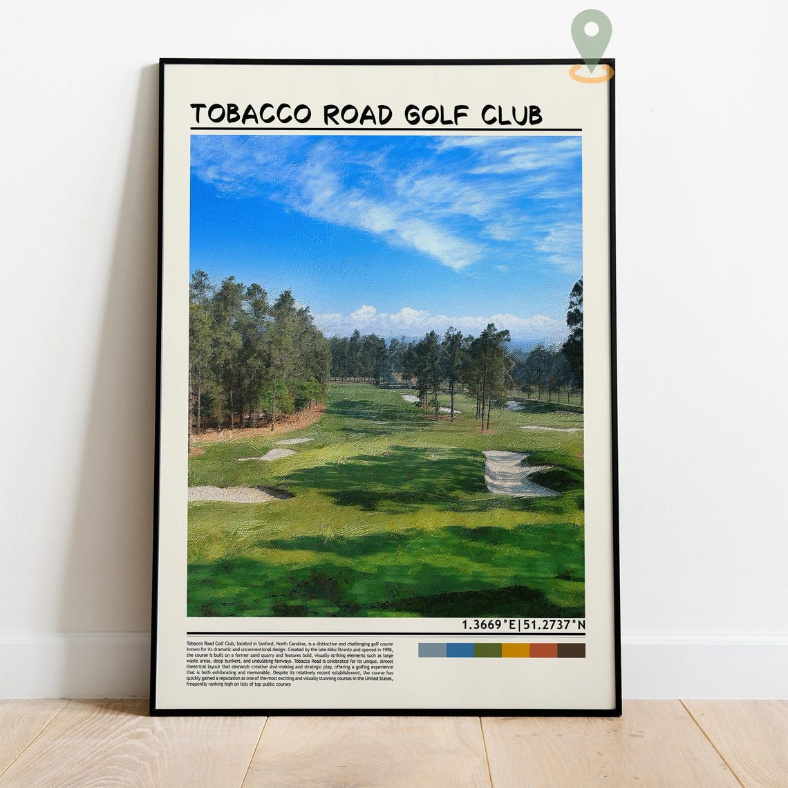 Tobacco Road Golf Club Print Tobacco Road Golf Club Wall Art Tobacco Road Golf Club Poster Tobacco Road Golf Club Poster Print - Image 4