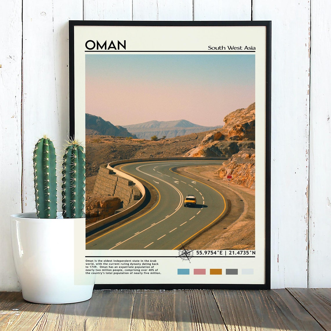 Oman Print Vintage Poster Oman Art Oman Poster Oman Photo Oman Poster Print Oman Wall Decor Muscat Poster Travel Gift Muscat Art - Image 5