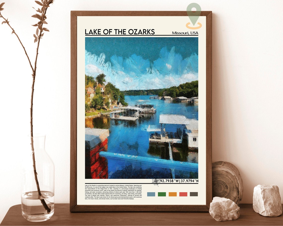 Lake Of The Ozarks Print Lake Of The Ozarks Wall Art Lake Of The Ozarks Poster Lake Of The Ozarks Photo Lake Of The Ozarks Artwork