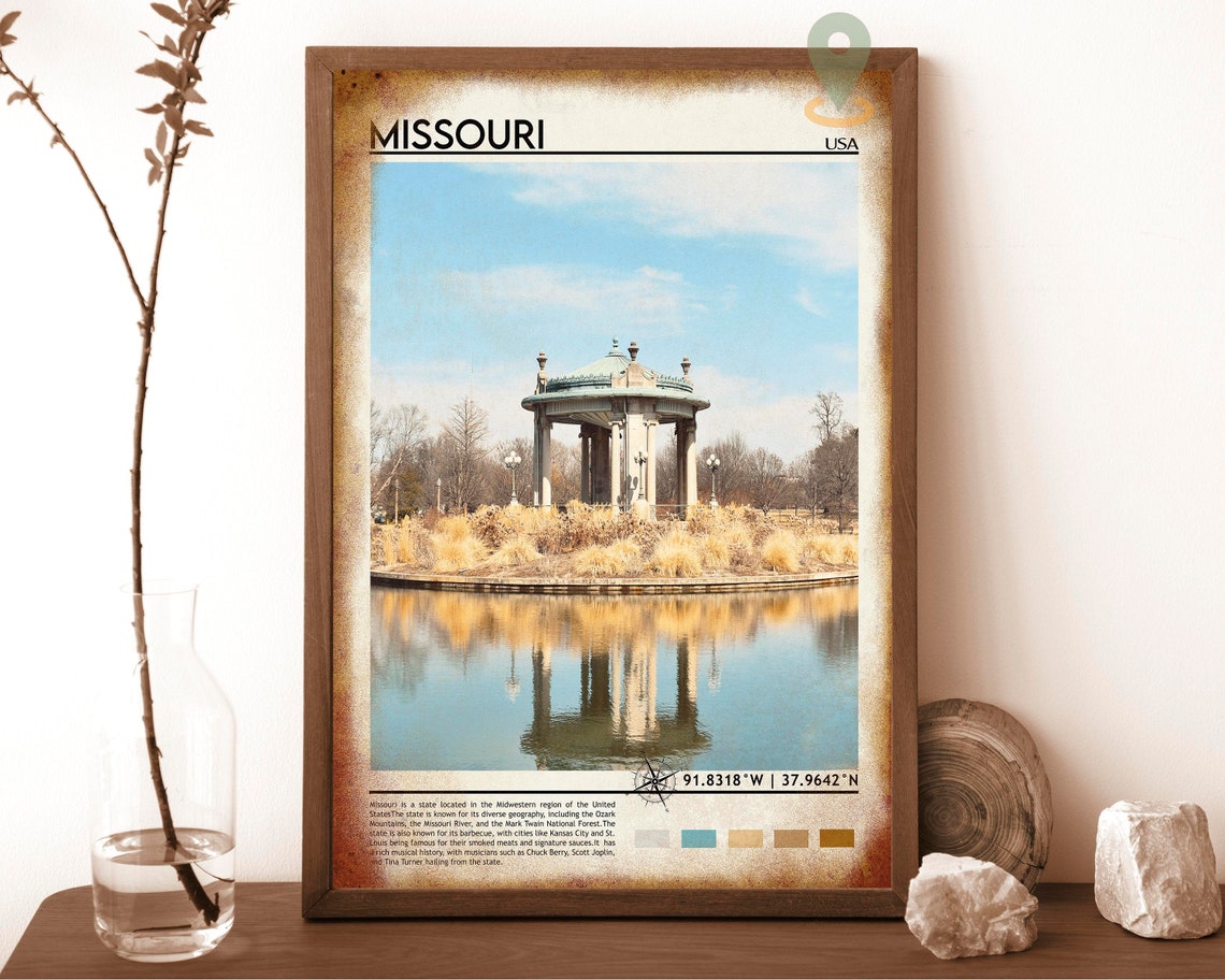 Missouri Print Missouri Art Missouri Photo Missouri Poster Print Missouri Painting Kansas City Poster Missouri Art Work Missouri Gift - Image 6