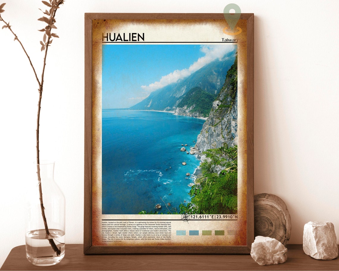 Hualien Print Hualien Poster Hualien Wall Art Hualien Travel Hualien Art Print Hualien Artwork Hualien Photo Hualien Taiwan Print - Image 6