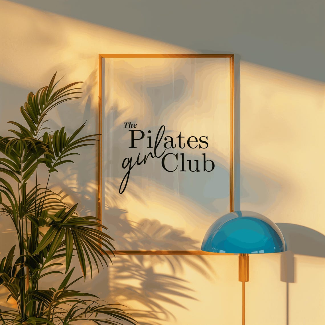 Pilates Girl Club Wall Art Pilates Studio Decor Gym Workout Quote Poster Exercise Barre Sign Fitness Girl Squad Room Decor Gift Print - Image 2