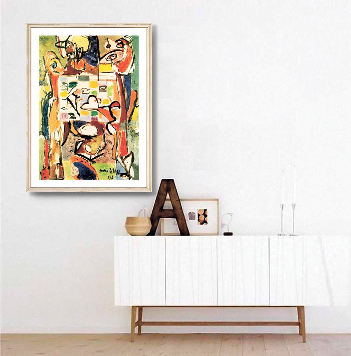 Jackson Pollock Colorful Abstract Print Exhibition Poster Pollock Painting Pollock Wall Decor Expressionism Poster - Image 3