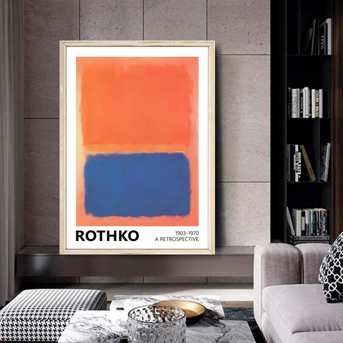 Mark Rothko - Blue and Orange Art Print - Image 2