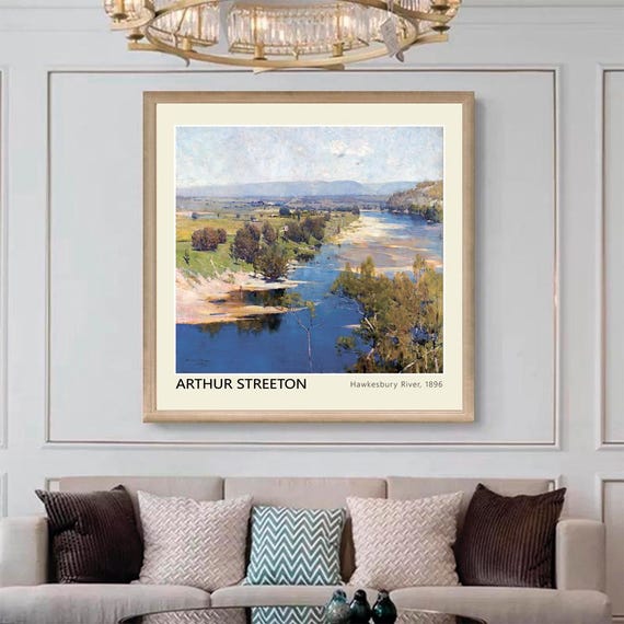 Arthur Streeton Hawkesbury River Print Streeton Painting Hawkesbury River Painting The Purple Noons Transparent Might Download