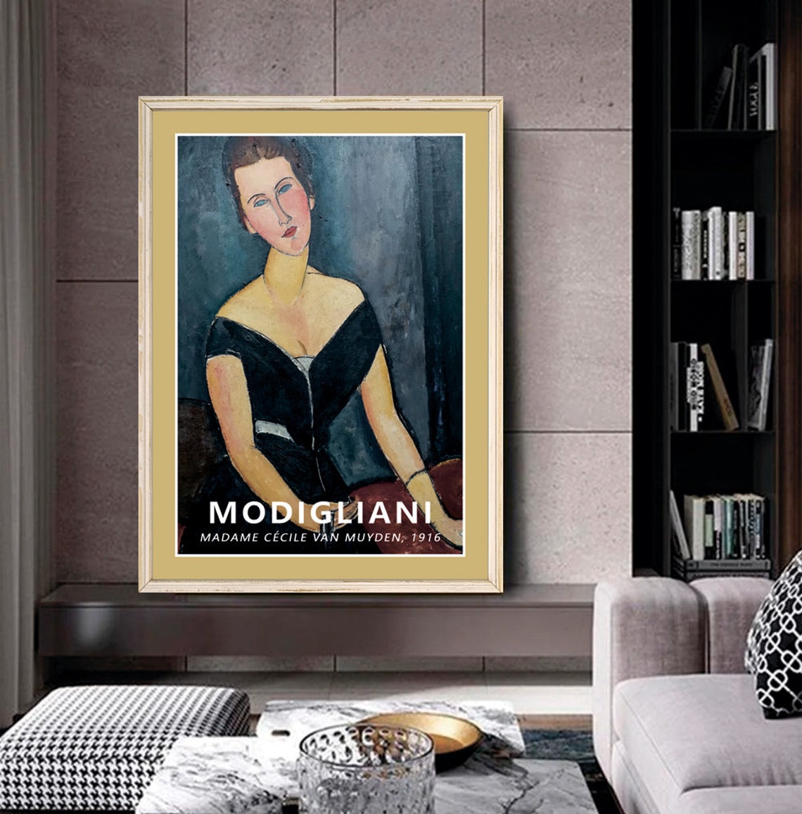 Amedeo Modigliani Madame Cecile Van Muyden 1916 Portrait Poster - Image 2