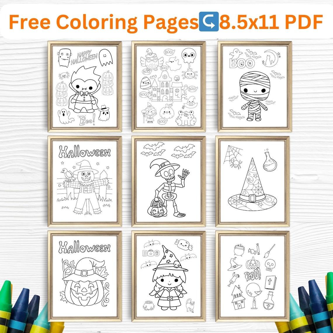 Countdown To Halloween Advent Calendar Classroom Decor Printable Poster - Image 2