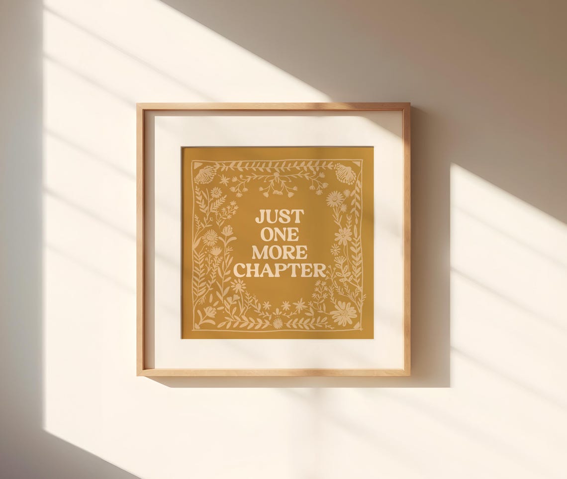 Just One More Chapter, Book Lover Gift - Image 2