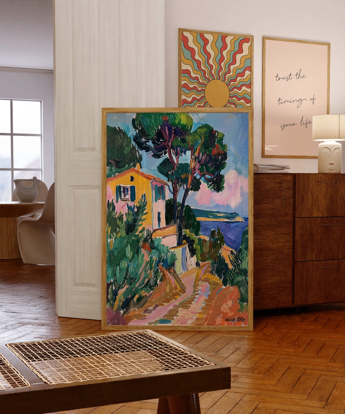Landscape Poster Matisse Decor Exhibition Art Dopamine Decor Mid Century Wall Art Landscape Poster - Image 6