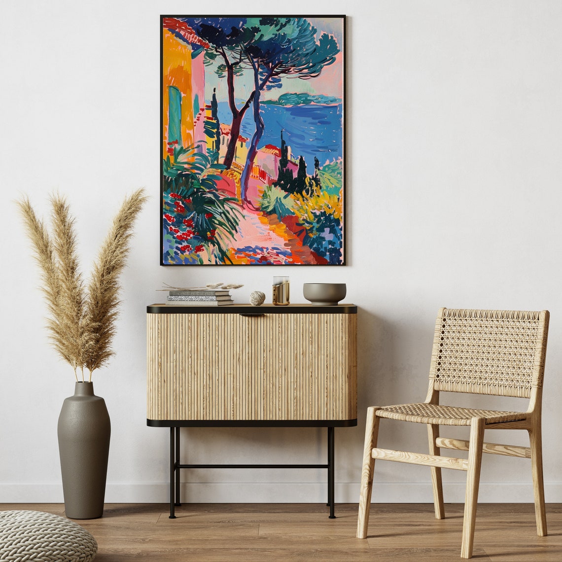 Matisse Print Yellow House Decor Mid Century Wall Art Matisse Poster Exhibition Landscape Art Eclectic Decor - Image 5