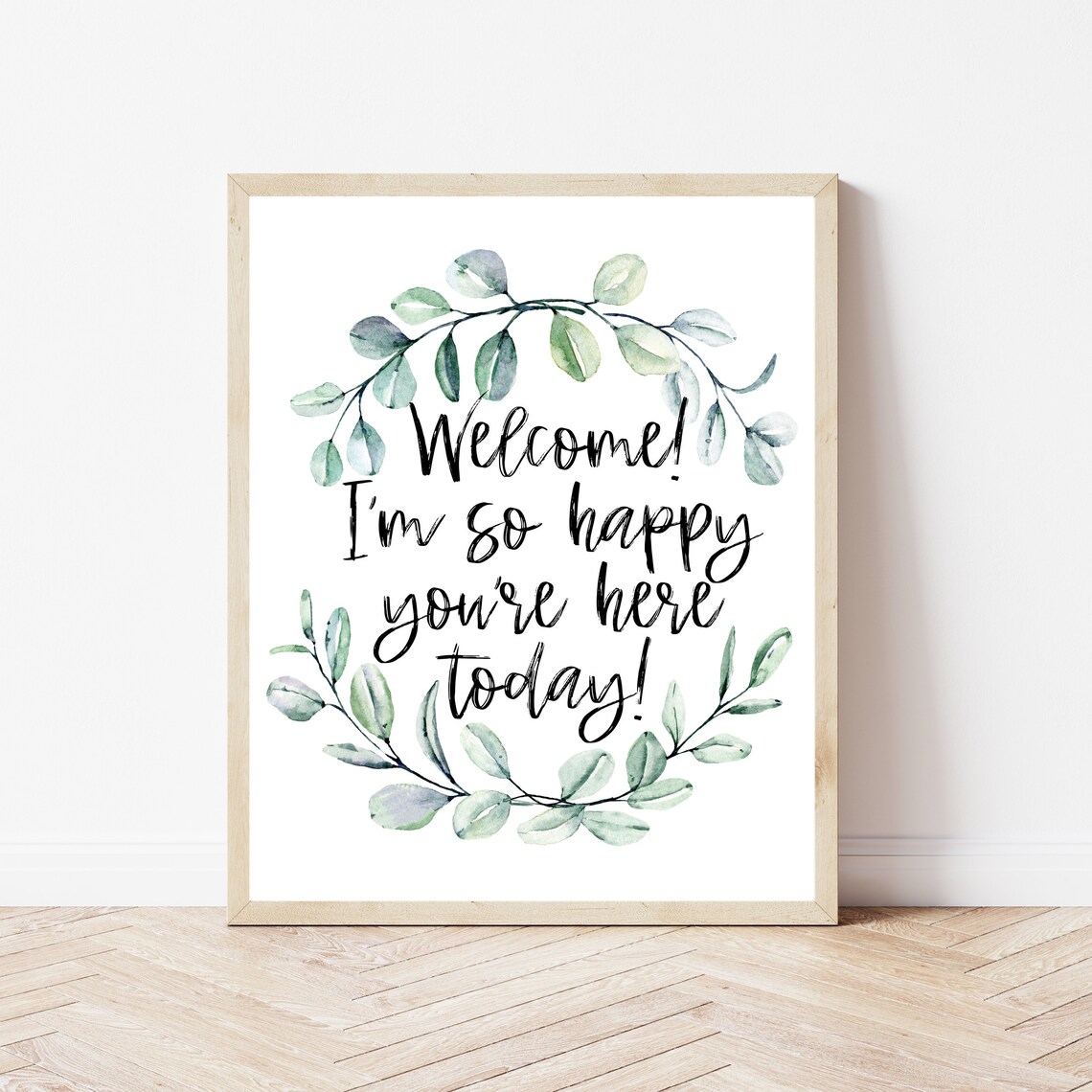 Classroom Welcome Sign, Farmhouse School Poster Print