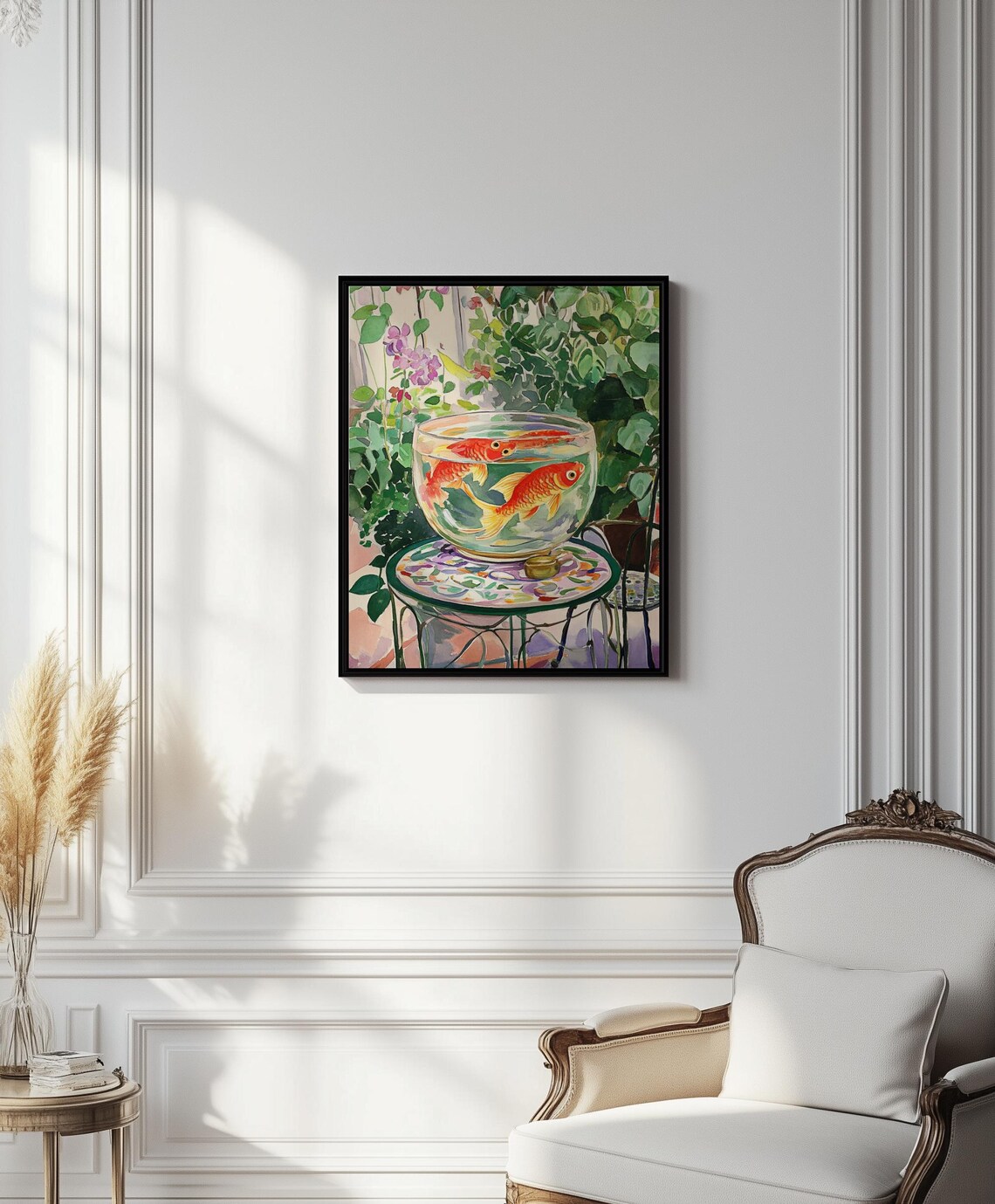 Matisse Style Goldfish Bowl Fauvism Vibrant Modern Art Poster - Image 3