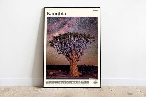 Namibia Print Namibia Wall Art Namibia Poster Namibia Photo Namibia Poster Print Africa Wall Decor