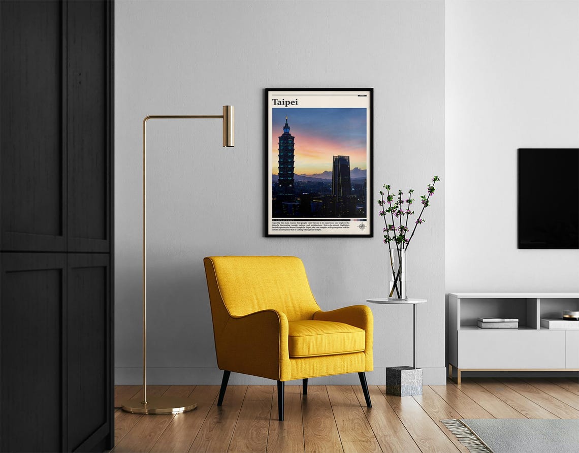 Travel Photography Taipei Print Taipei Wall Art Taipei Poster Taipei Photo Taipei Poster Print Taipei Wall Decor Taiwan - Image 2