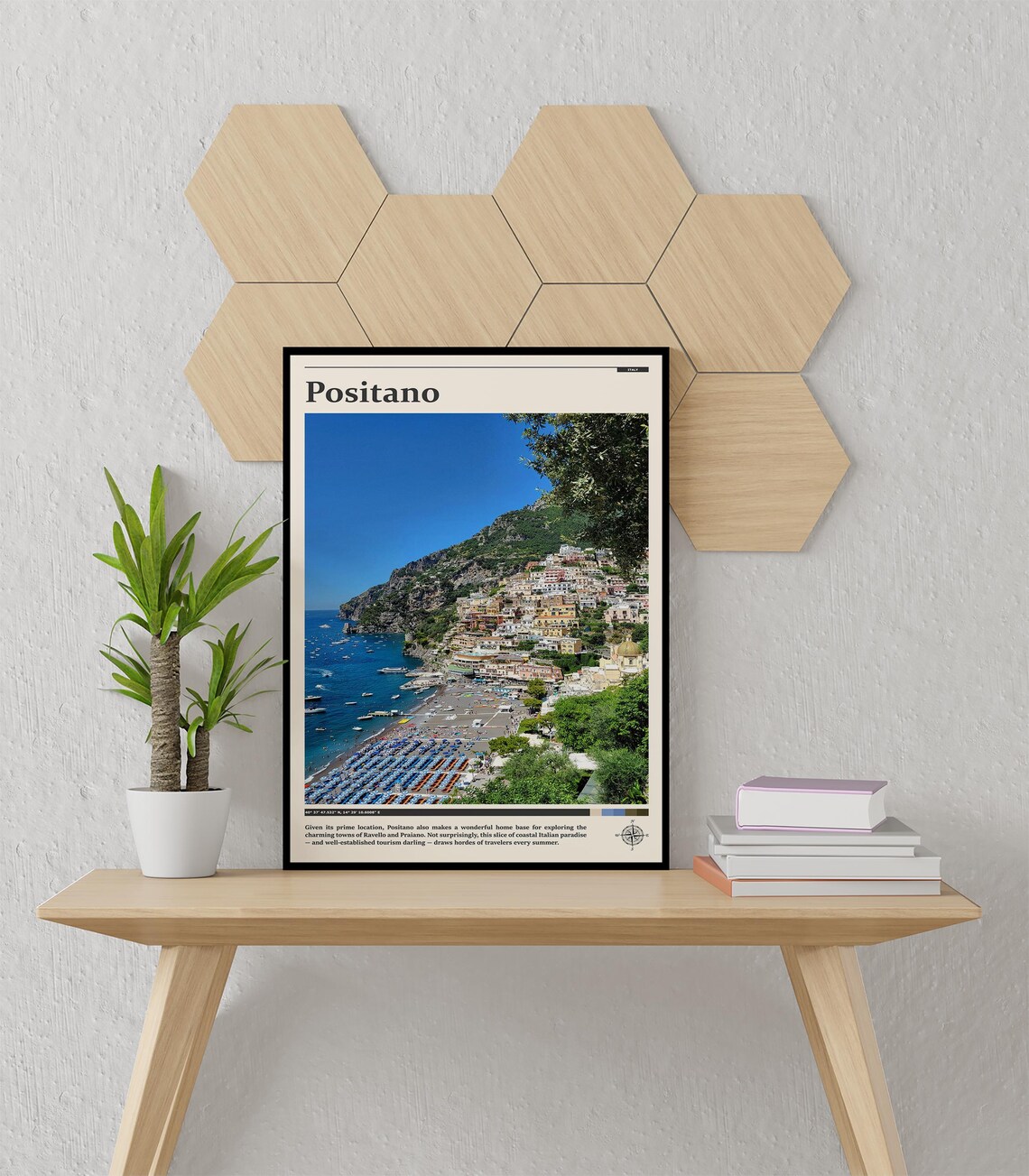 Positano Italy Colorful Cliffside Village On The Amalfi Coast Poster - Image 3
