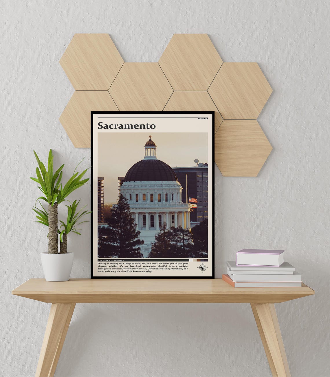Travel Photography Sacramento Print Sacramento Wall Art Sacramento Poster Sacramento Photo California Decor - Image 3