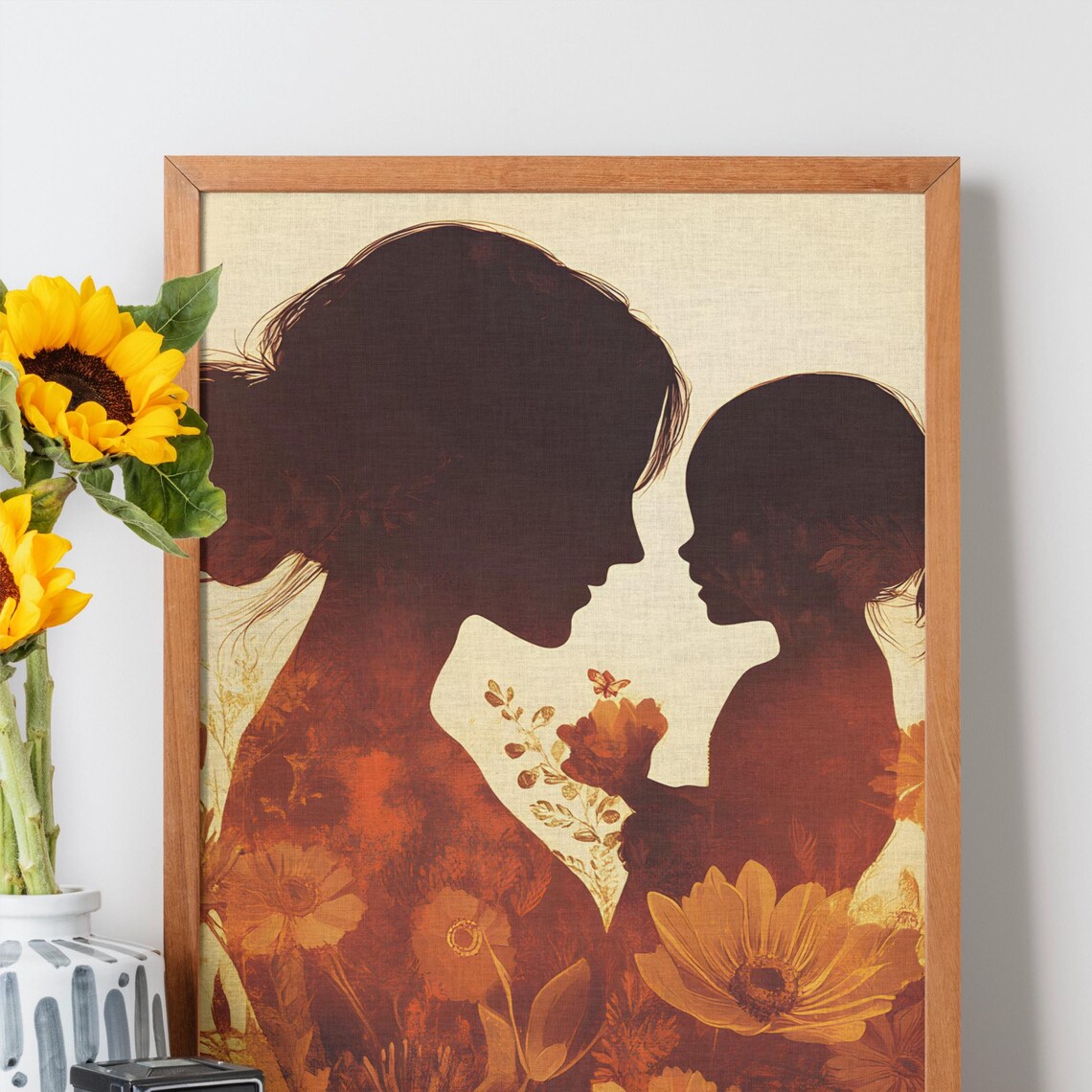 Mother Daughter Mother's Day, Nursery Decor Art Print