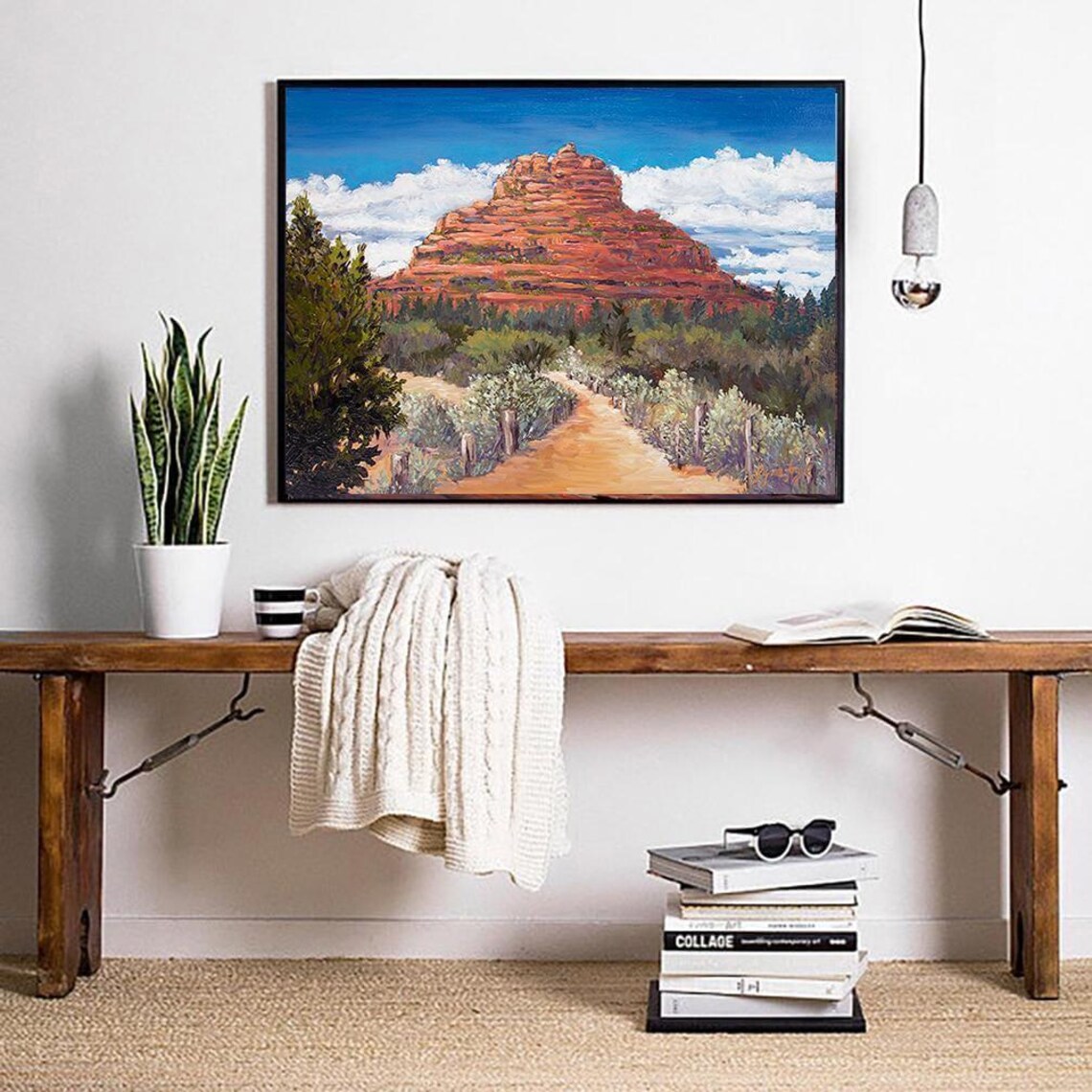 Sedona Bell Rock Travel Poster, Arizona Landmark - Image 2