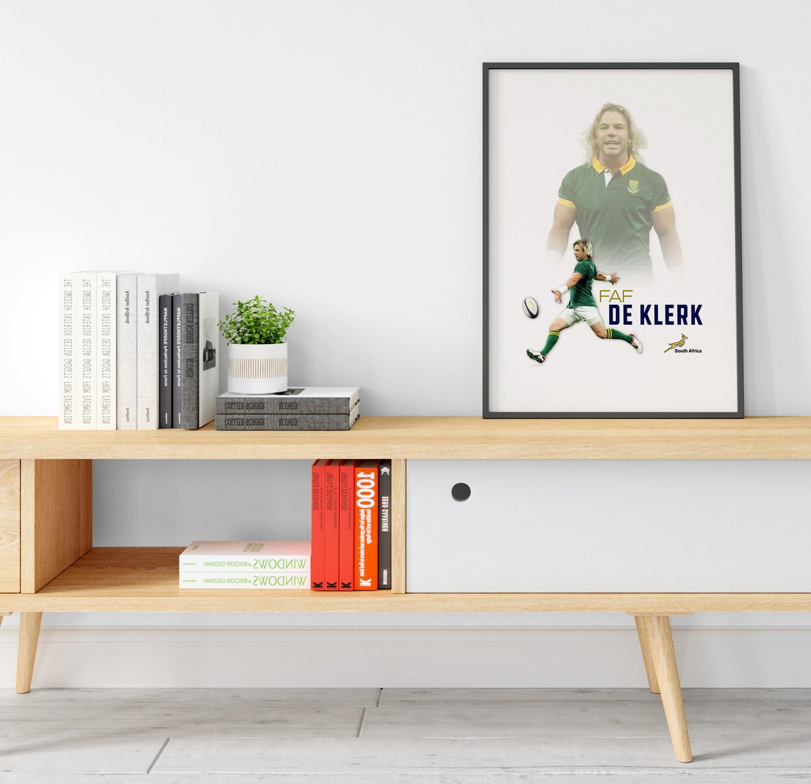 Faf de Klerk South Africa Springbok Rugby Star Scrum Half Poster - Image 2