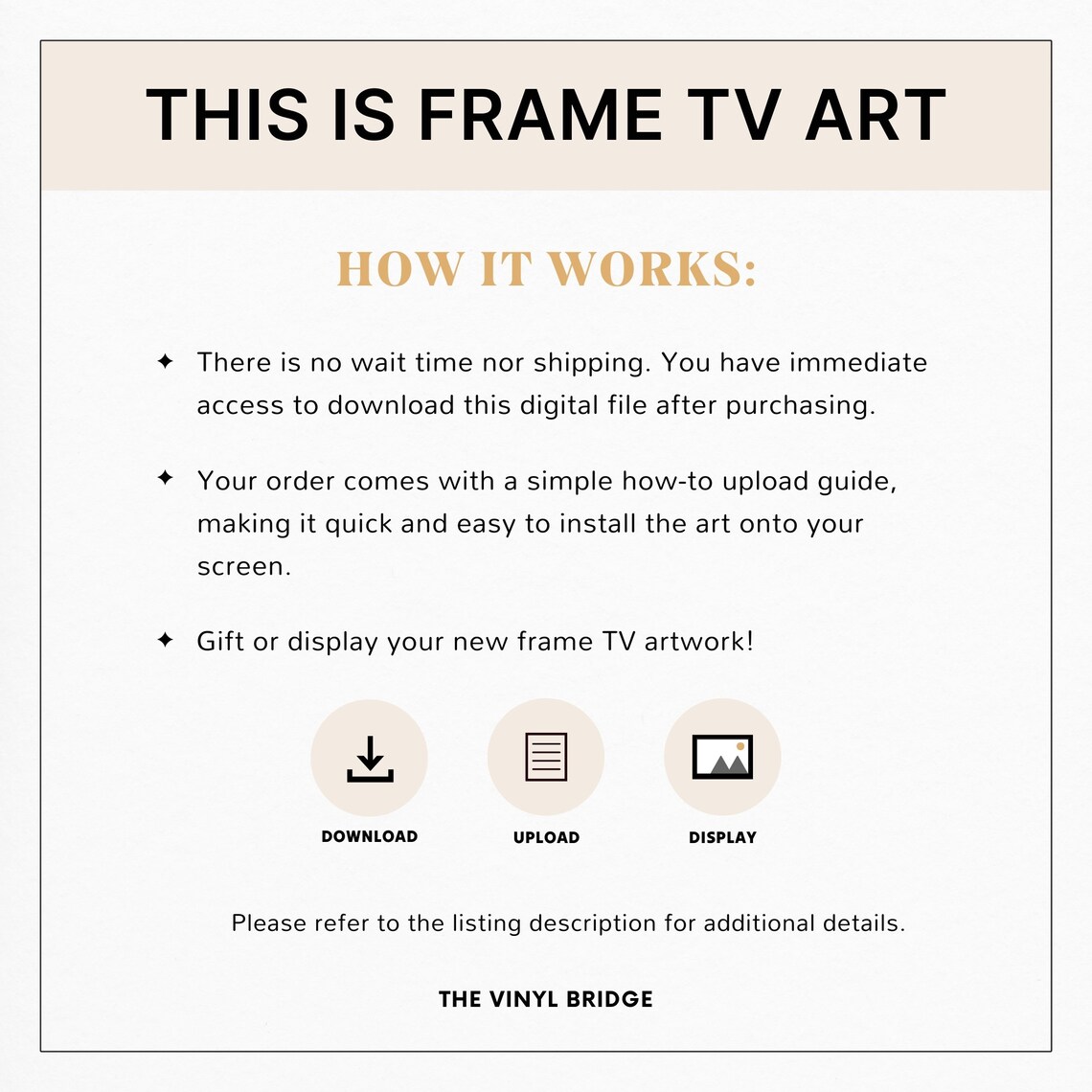 Colorful Abstract Watercolor Framed TV Art Pink Purple Orange Poster - Image 2