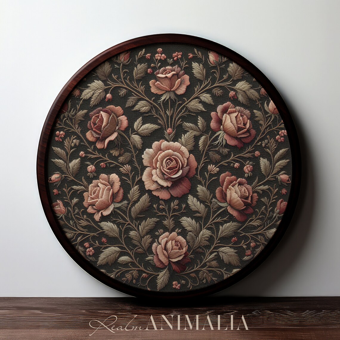 Vintage Embroidery Floral Botanical Wall Art Print - Image 2