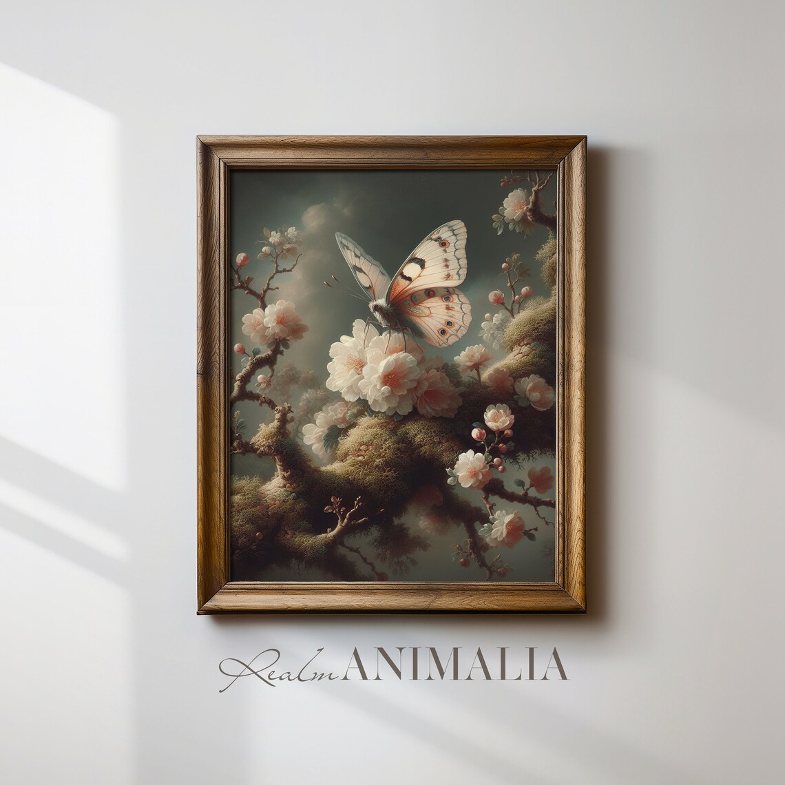 Vintage Floral Butterfly Print, Botanical Wall Art - Image 2