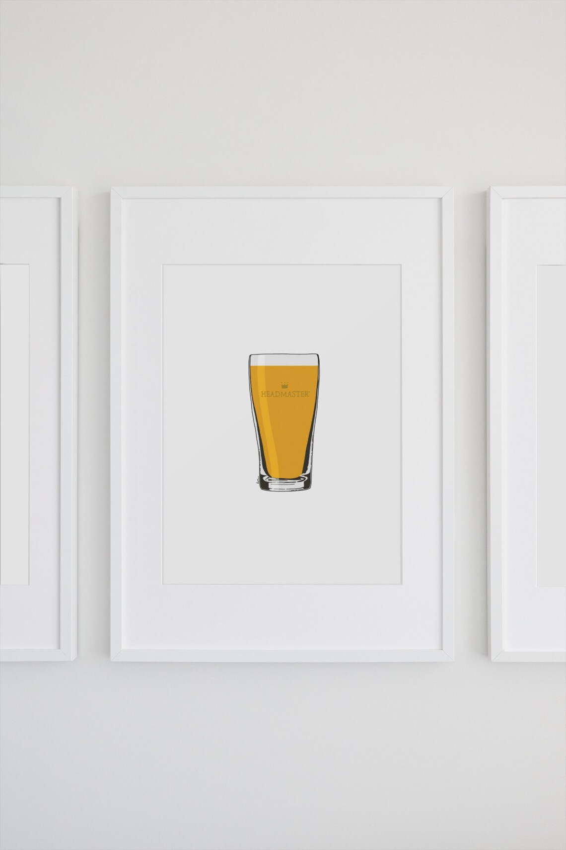 Schooner Beer Print - Australian Pub Wall Art