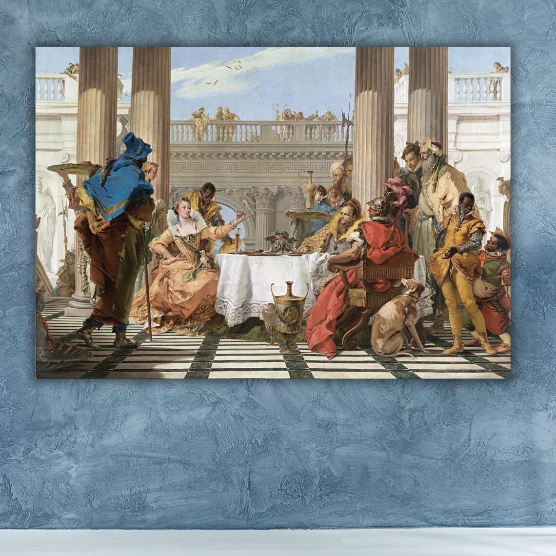 Tiepolo Banquet of Cleopatra 1743 Baroque Italian Masterpiece Poster