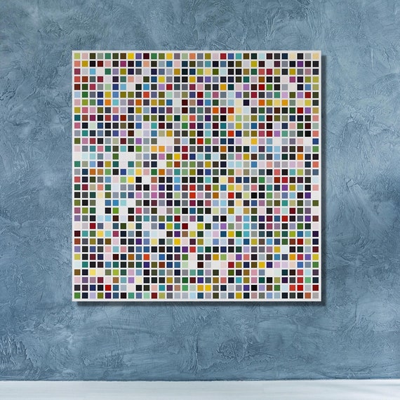 1024 Colours Poster Print Art 1024 Colours Print Gerhard Richter Paintings Gerhard Richter Art Modern Wall Decor Housewarming Gifts