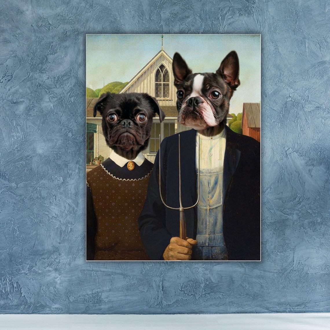 Dogs Print Dogs Wall Art Decor Housewarming Gifts Funny Dogs Poster Print Art Man Cave Wall Art Animal Wall Art Decor Kids Room Decor - Image 3