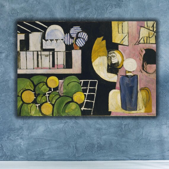 Henri Matisse Notre Dame View Cubist Colorful Cityscape Art Poster
