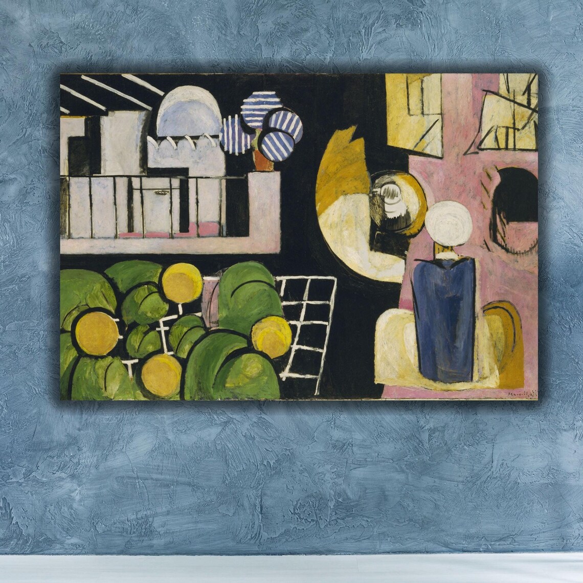 Henri Matisse Notre Dame View Cubist Colorful Cityscape Art Poster