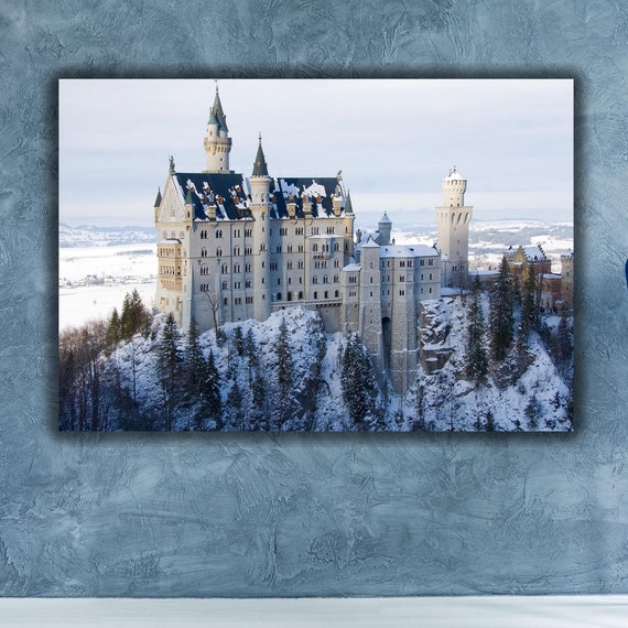 Neuschwanstein Castle Germany Art Famous Places Art Decoration Poster Or Ready To Hang Poster Printed Pictures Wall Art