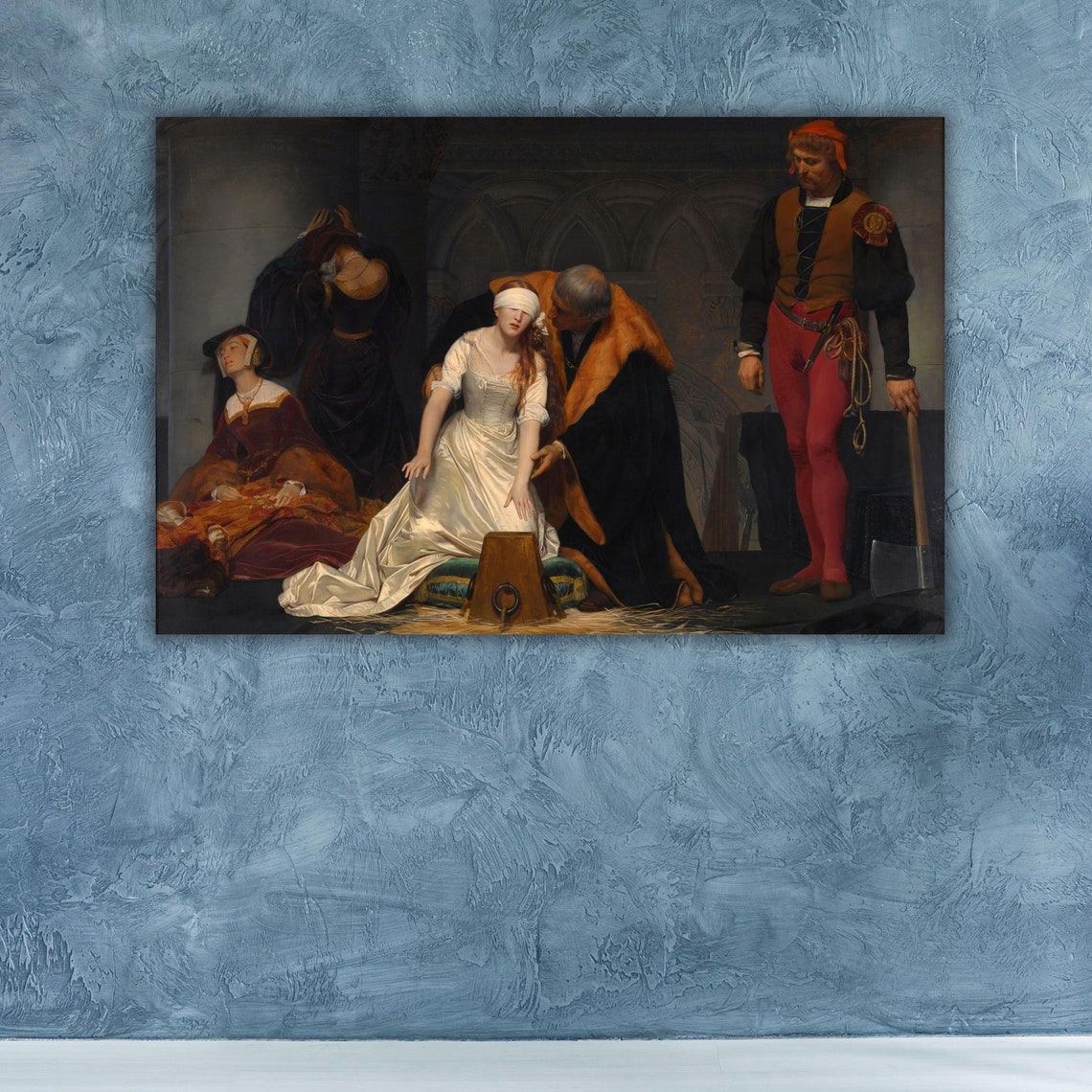 Paul Delaroche Execution of Lady Jane Grey Dramatic History Poster - Image 3