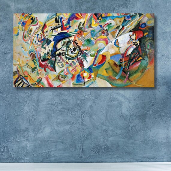 Wassily Kandinsky Wall Art Wassily Kandinsky Poster Wall Art Kandinsky Abstract Modern Wall Art Print Expressionism Art