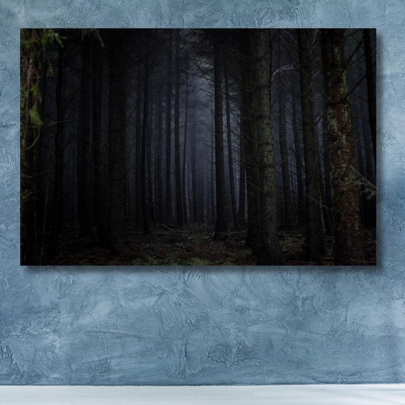 Dead Forest Poster Print Art Dead Forest Poster Art Dead Forest Print Art Modern Poster Wall Art