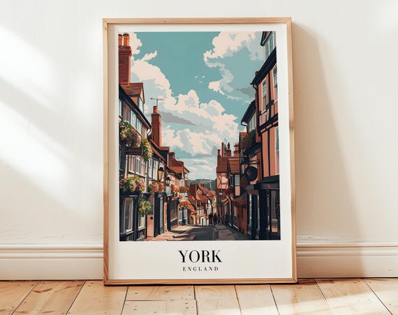 York Personalized Gift Wall Art Print