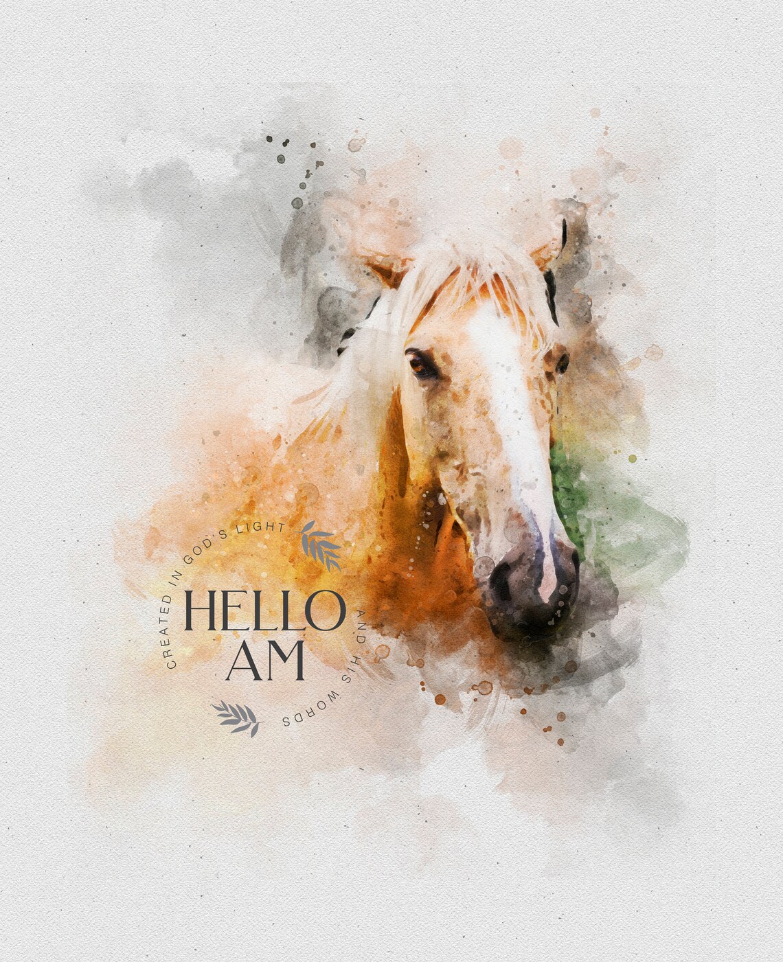 Personalized Horse Portrait Art Print, Horse Memorial - Image 2