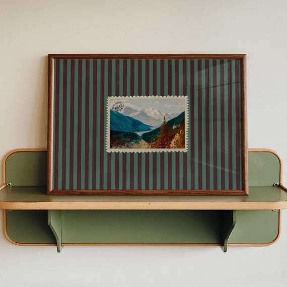 Banff Vintage Canada Travel Poster, Mid-Century Style