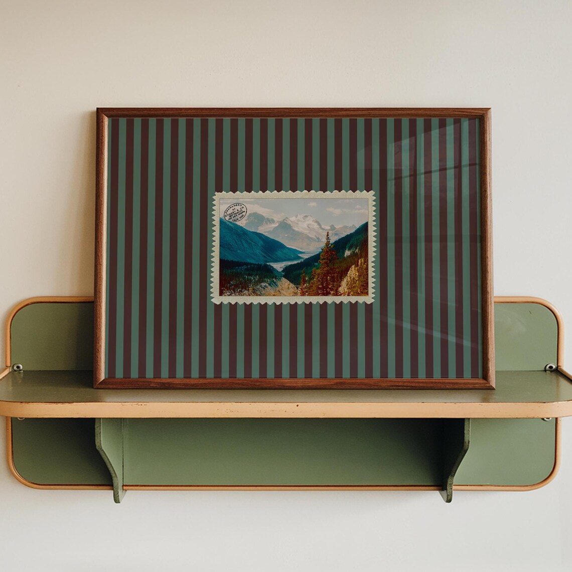 Banff Vintage Canada Travel Poster, Mid-Century Style