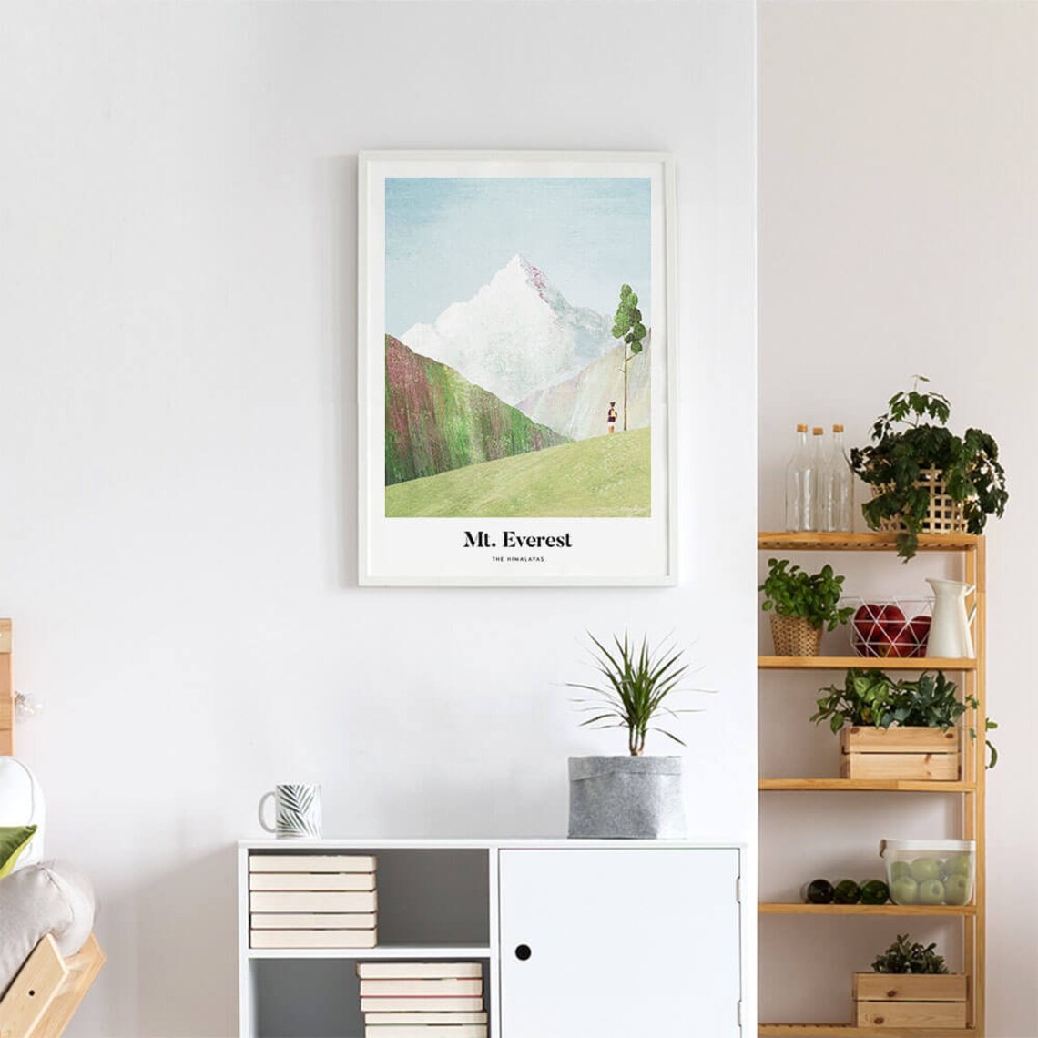 Mount Everest by Henry Rivers, Travel Poster - Image 4