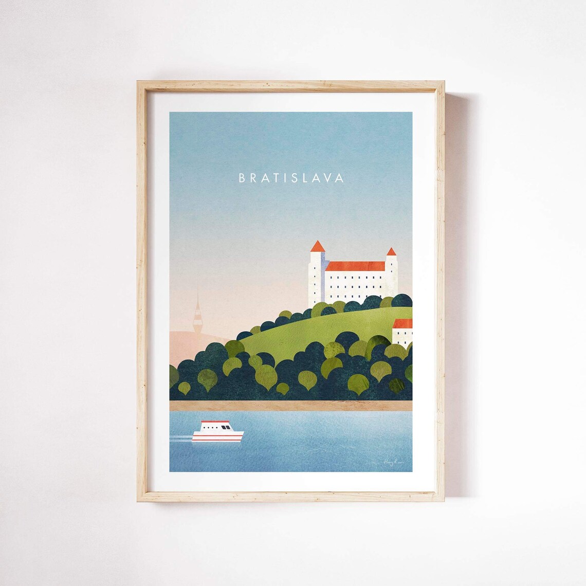 Bratislava Slovakia Art Print by Henry Rivers