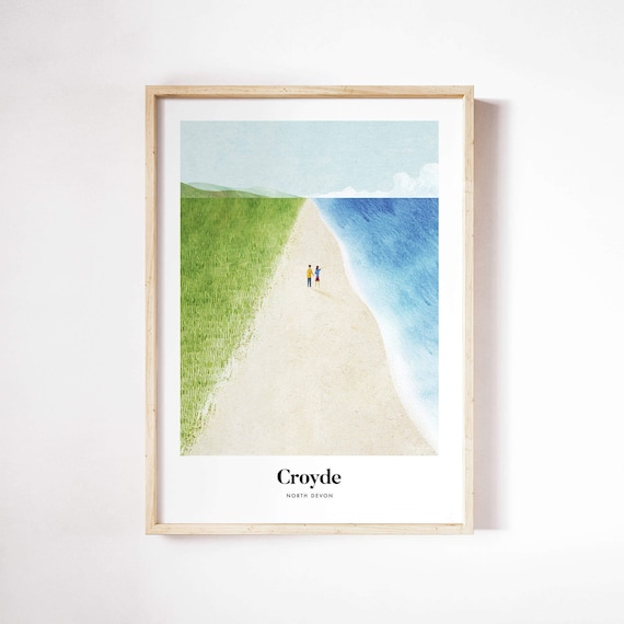 Croyde by Henry Rivers, Landscape Art Print