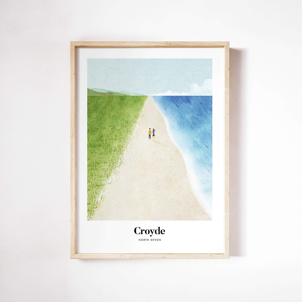 Croyde by Henry Rivers, Landscape Art Print