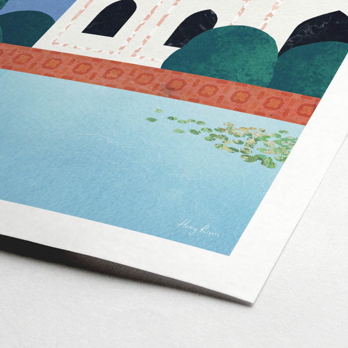 Taj Mahal Poster Print, Henry Rivers India - Image 2
