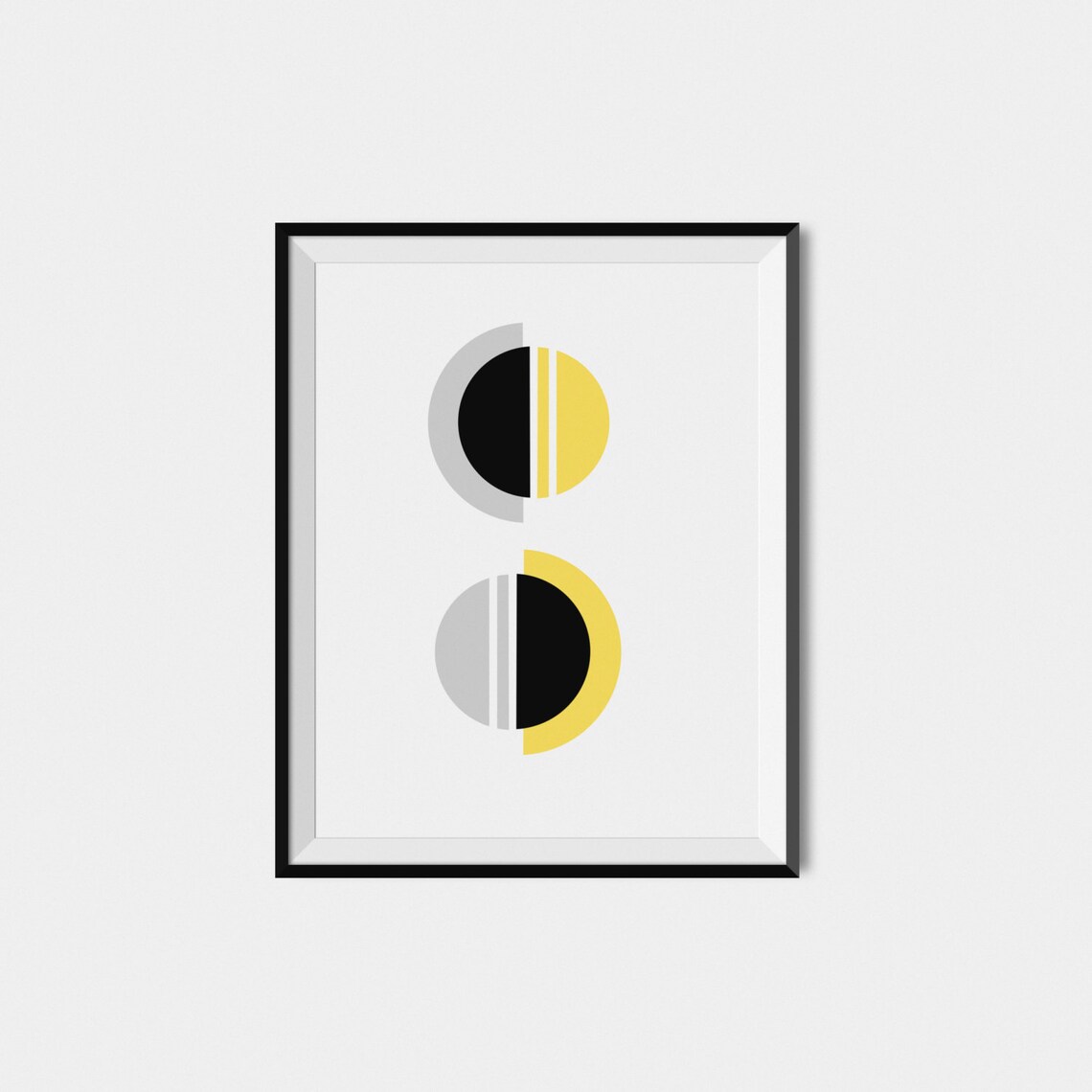 Abstract Geometric Modern Art Print, Modern Wall Decor - Image 2