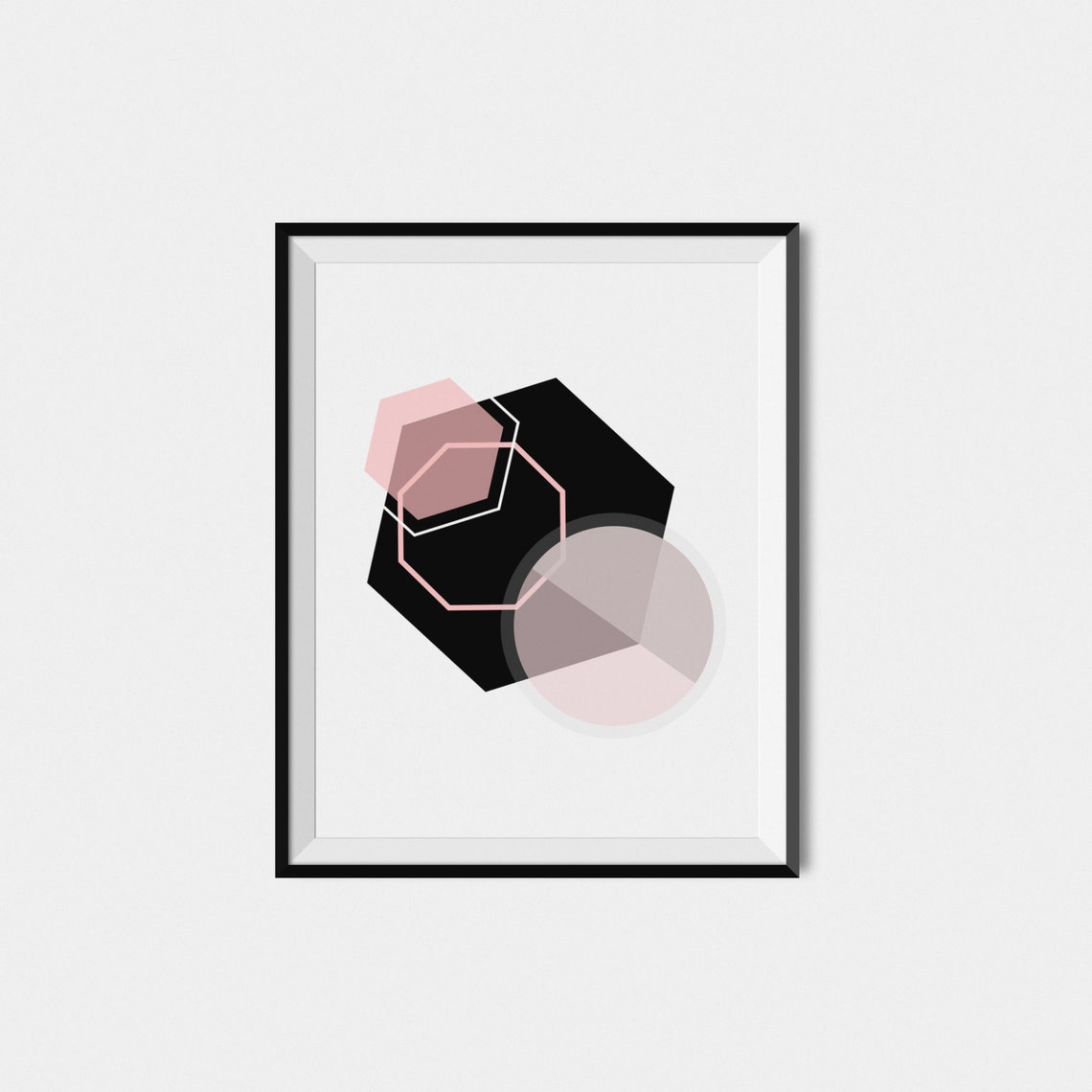 Wall Art Geometric Art Print Art Instant Print Modern Print Modern Wall Art Print - Image 2