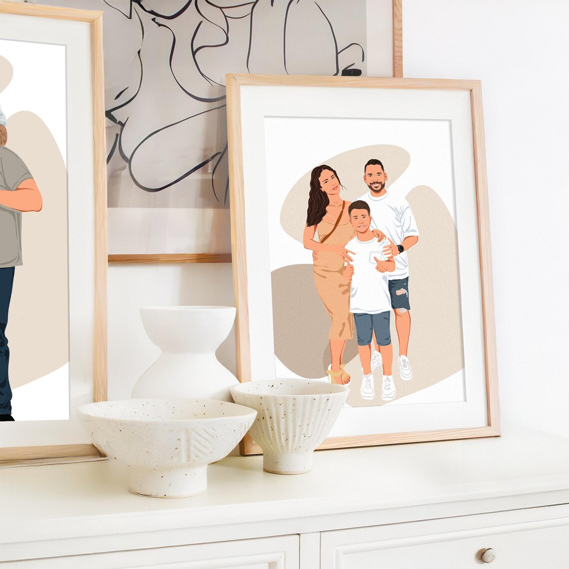 Faceless Portrait Custom Illustration, Personalized Gift - Image 3